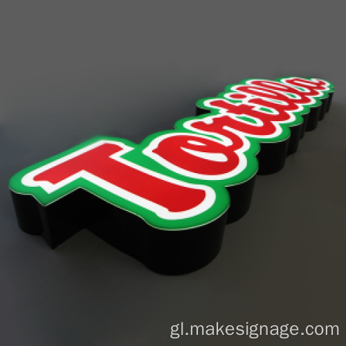 Carta de canle LED Frontlit UV
